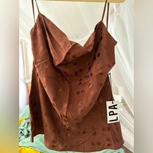 LPA Efren Nutella top in size M. NWT